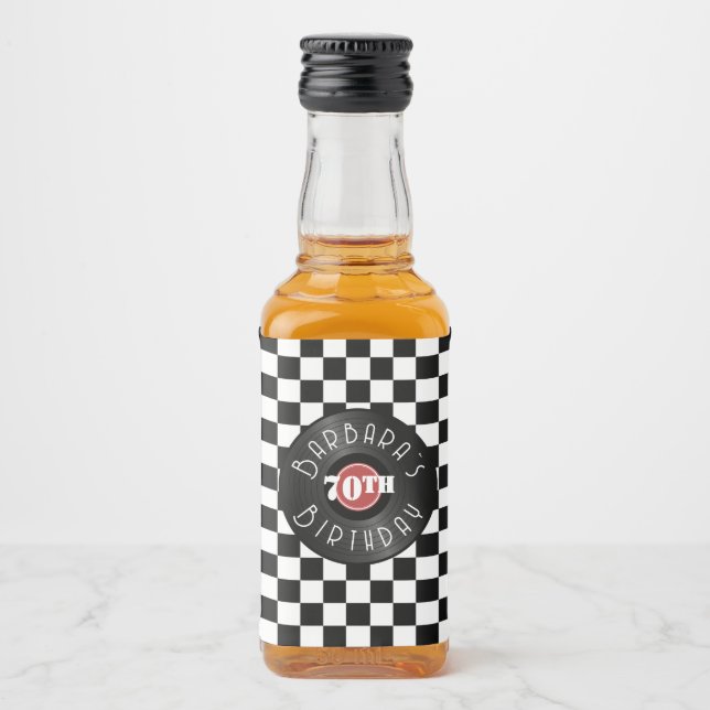 Record Player Rock N Roll Themed Birthday Party (Frente)