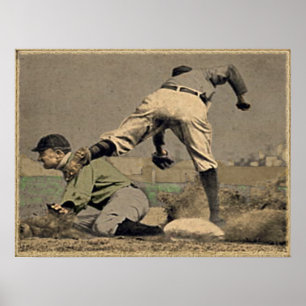 Recordações do poster do basebol