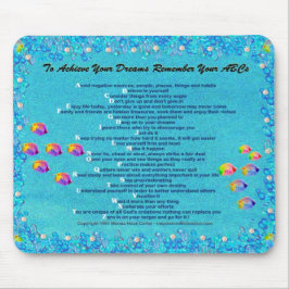 "… Recorde cena subaquática Mousepad do seu ABCs"