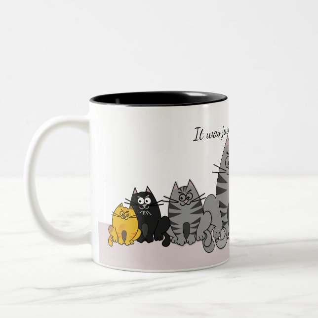 Recortar caneca de gatos com texto personalizado (Esquerda)