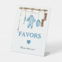 Recuerdos para Baby Shower do Pequeno Pescador Azu