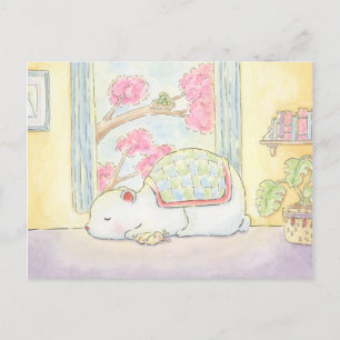 recupere-se logo cartão postal aquarela de urso po