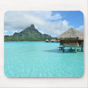 Recurso de Overwater no mousepad de Bora Bora