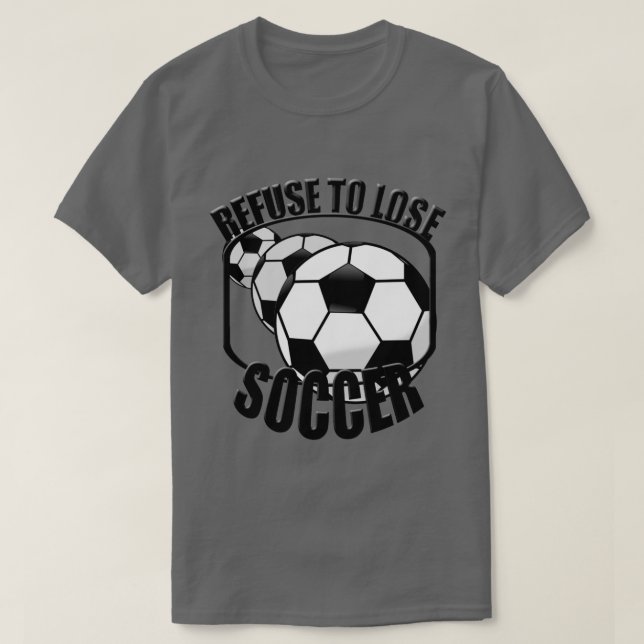 Recusa de futebol à camiseta Perder (Frente do Design)