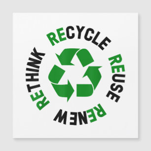 Recycle Reuse Renew Rethink Earth Day Environmenta