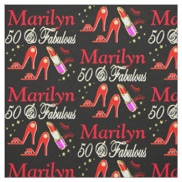 RED 50 E FABULOSO TECIDO PERSONALIZADO