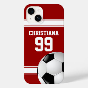 Red and White Strips Jersey Ball