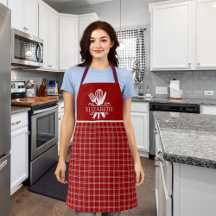 Red and White Tartan Plaid Pattern