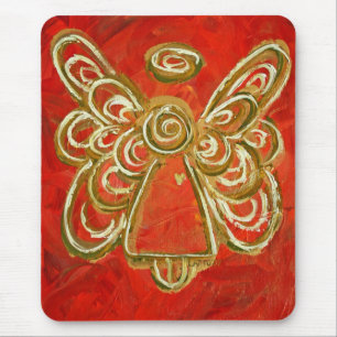 Red Angel Mousepad