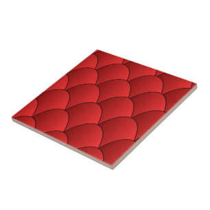 Red Art Deco Design