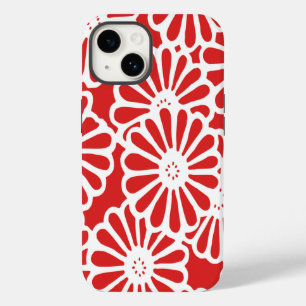Red Asian Moods Floral
