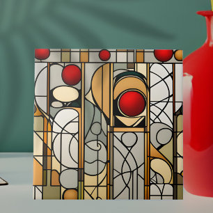 Red Balls Art Deco Art Nouveau