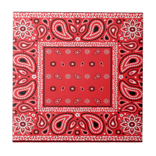 Red bandana paisley bandanas rap hip hop