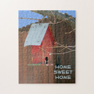 Red Birdhouse Quebra-cabeça