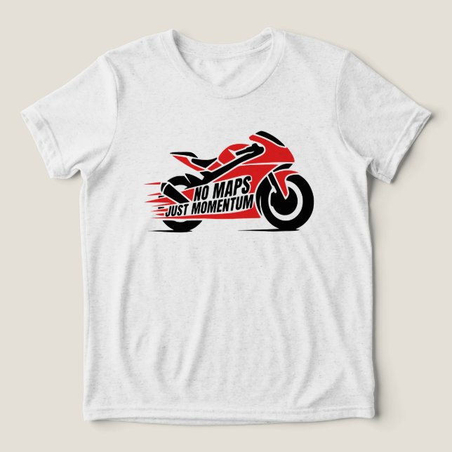 Red Black Sport Motorcycle  (Design frontal)