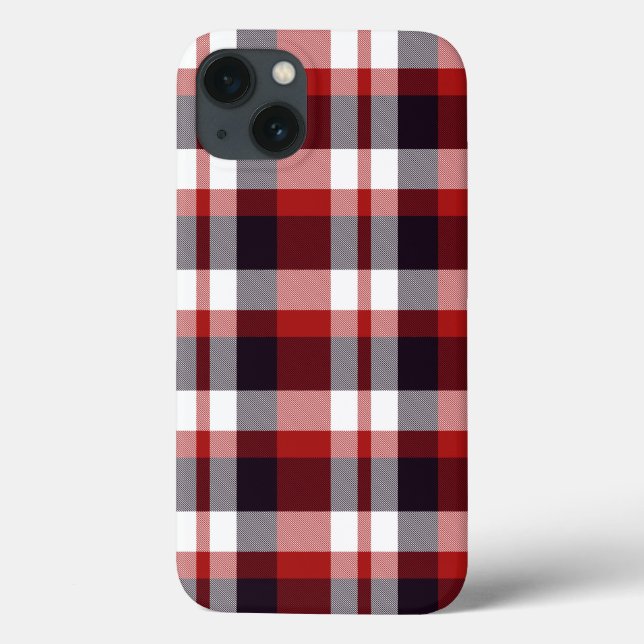 Red Black White Plaid (Verso)