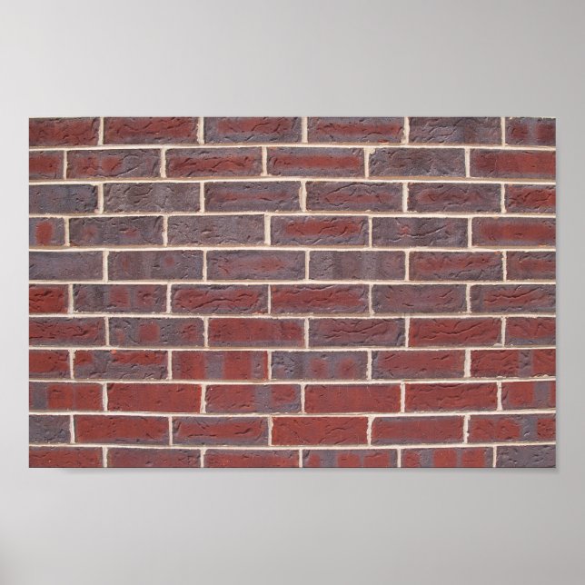 Red Brick Wall Canvas Print or Poster (Frente)