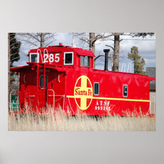 Red Caboose Poster
