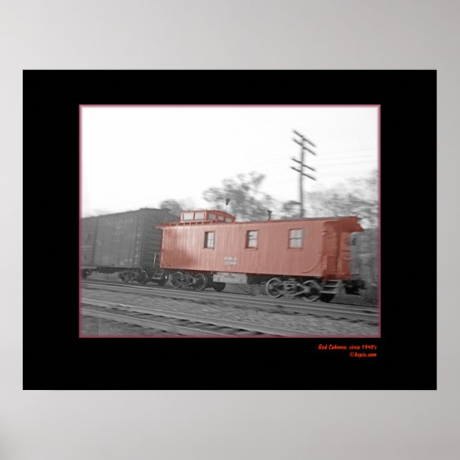 Red Caboose, Poster da década de 1940 (Frente)