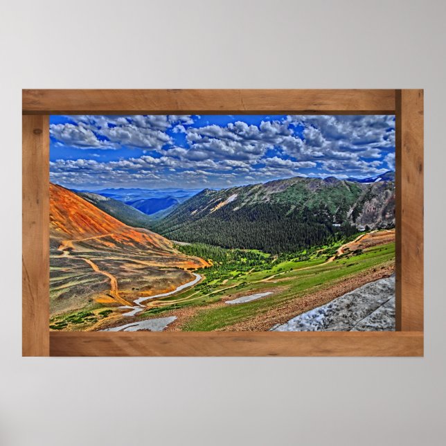 Red Cone Colorado, poster brilhante (Frente)
