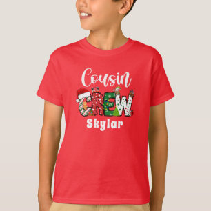 Red Cousin Crew na Camisa de Natal