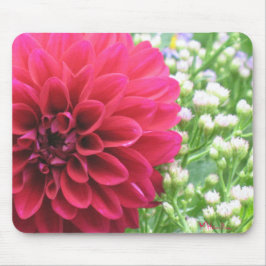Red Dahlia Photo Mousepads