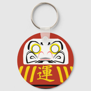 RED Daruma chaveiro é para seus objetivos BOM FORT