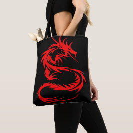 Red Dragon Tote Bag