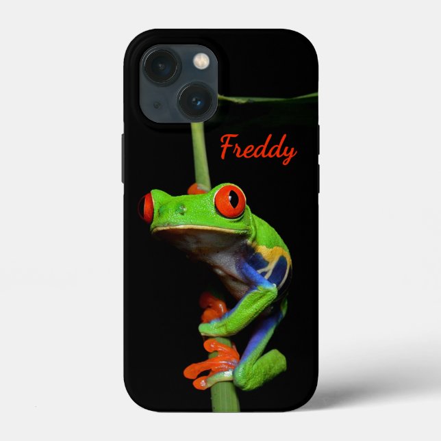 Red Eyed Painted Tree Frog Personal Name (Verso)