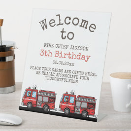 Red Fire Truck Party Décor | Custom Kids Birthday