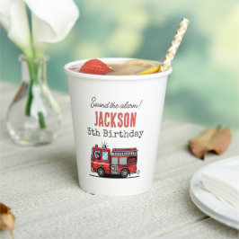 Red Fire Truck Party Décor | Custom Kids Birthday