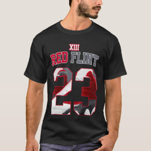 Red Flint 13s Camisetas para combinar Camisetas de