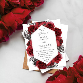 Red Floral e Black Weding