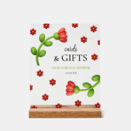 Red Flower Cards & Gifts – Bridal Shower