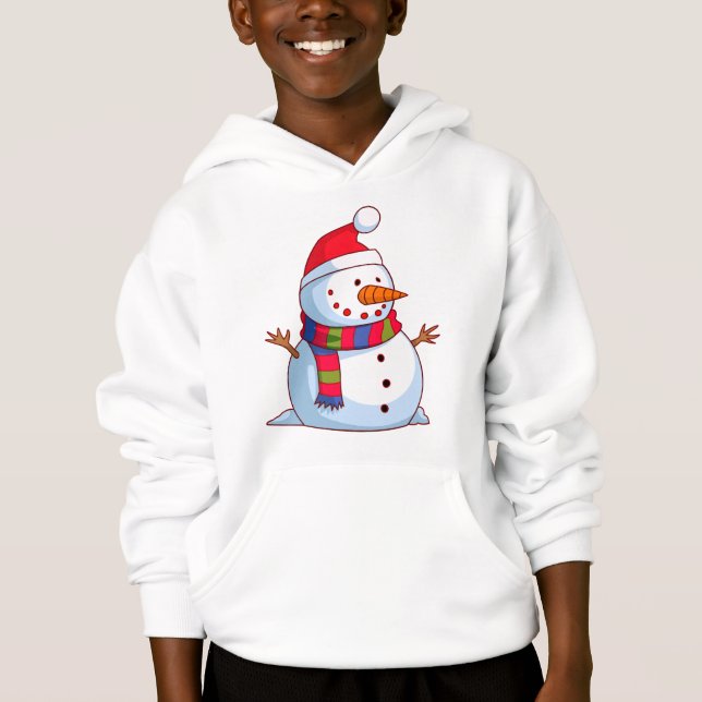 Red Green Blue White Christmas Snowman (Frente)