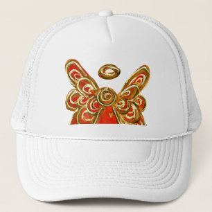 Red Guardian Angel Custom Art Hat ou Boné