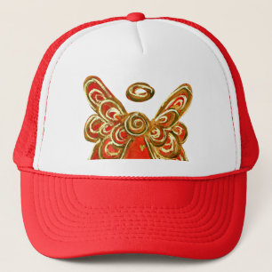 Red Guardian Angel Custom Art Hat ou Boné