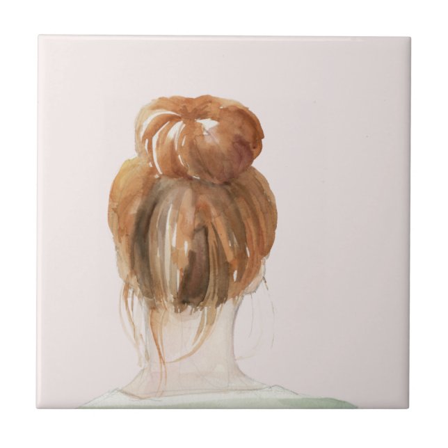 Red Hair Top Knot (Frente)