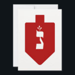 Red Hanukkah Dreidel w. Hebraico - Letra freira<br><div class="desc">Sonho vermelho com a freira de cartas hebraica para as celebrações do feriado judeu de Hanukkah. Tradicionalmente, durante as férias de Chanukah, crianças (e muitas vezes adultos) jogam um jogo de risco seguro com um sonho (ou sevivon no hebraico moderno). Nas quatro paredes há as letras hebraicas Nun, Gimmel, Ei,...</div>