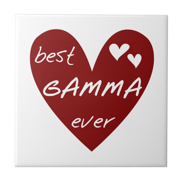 Red Heart Best Gamma Ever Gifts (Frente)