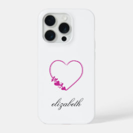 red heart shape withe background personalized 