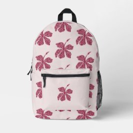 Red Hibiscus Floral Pattern 