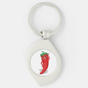 Red Hot Pepper Diva Chaveiro