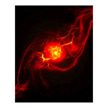 Red Imploy Supernova Poster
