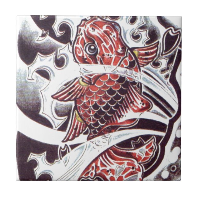 Red Koi Tattoo Design (Frente)