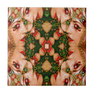 Red Lábios Mandala