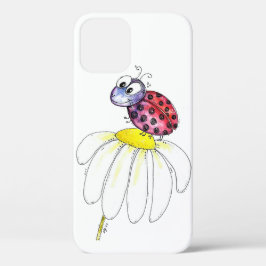 Red Ladybug branco-branco