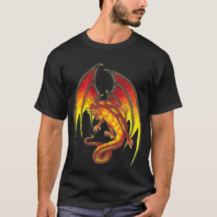 Red Larry Flame Dragon em camisa de voo