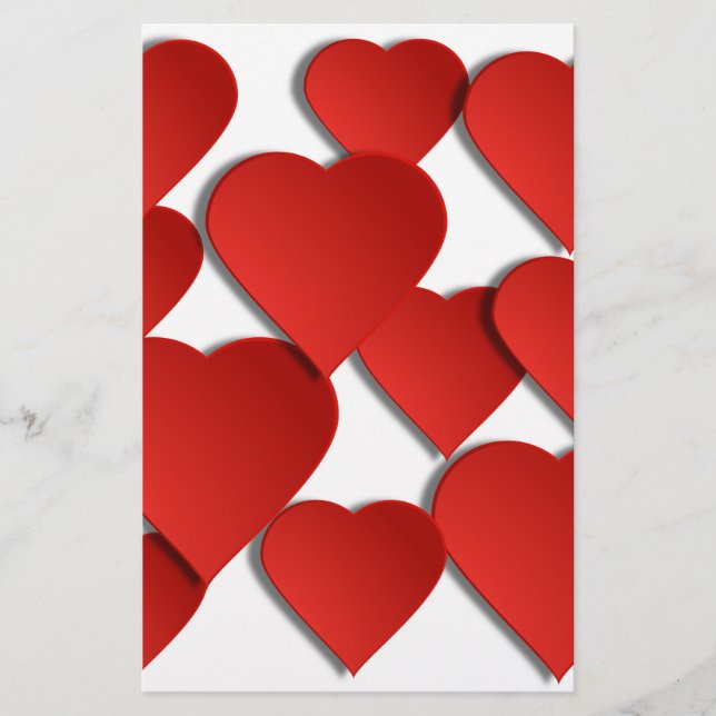 Red Love Hearts (Frente)