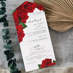Red Love Rosa Wedding